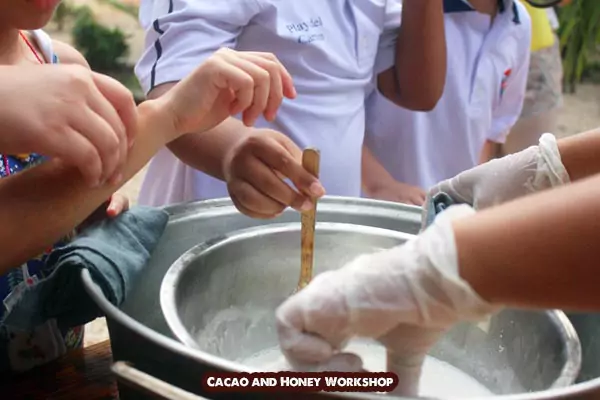 cacao and honey activities for children