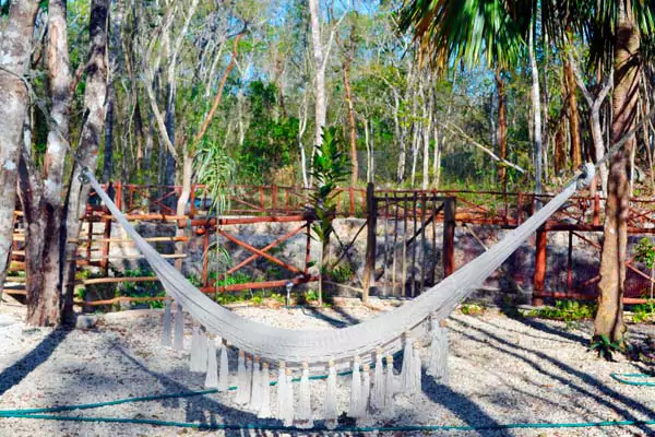 hammocks in bungalows