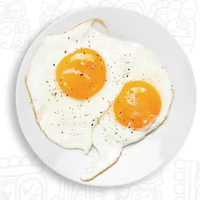 Eggs suny side up