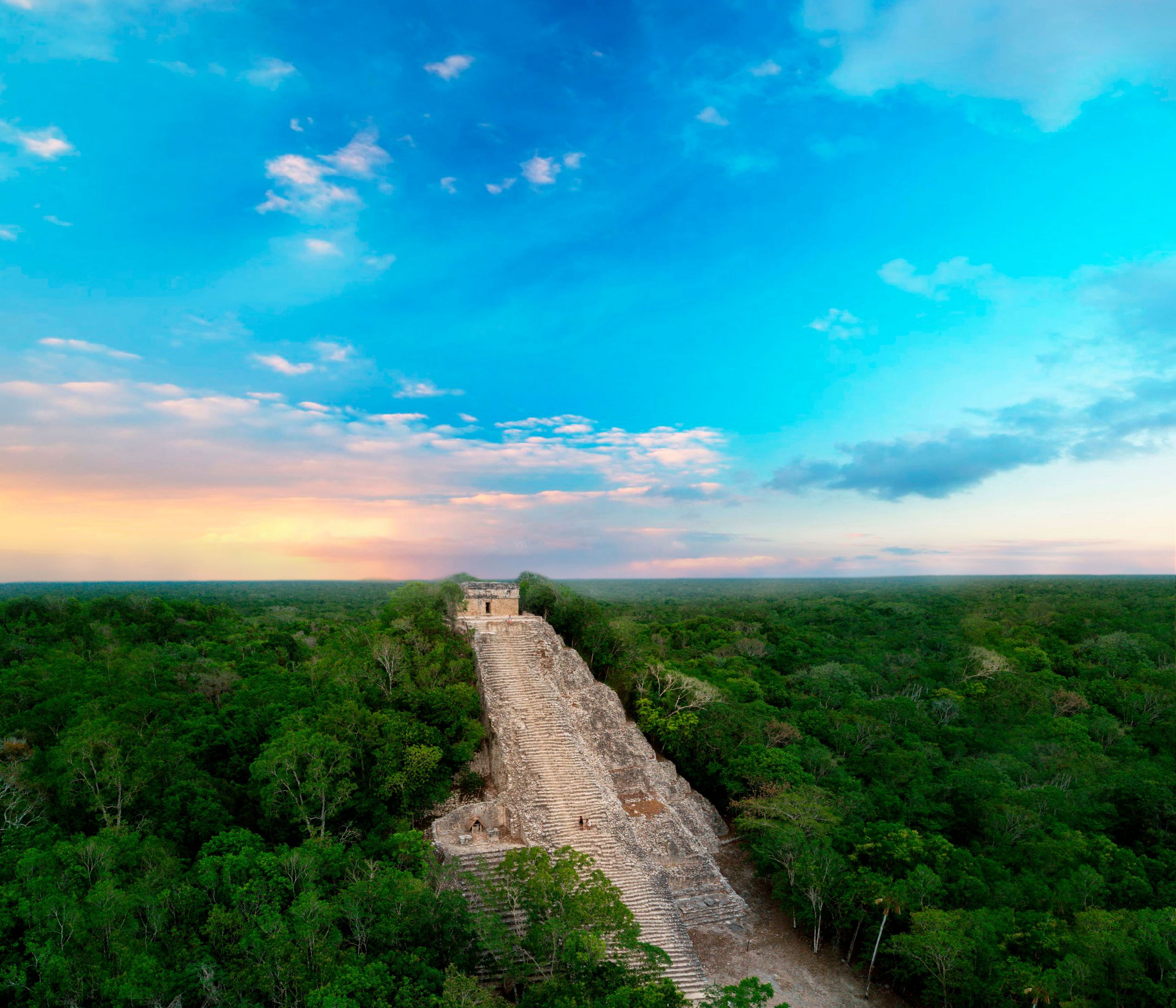 coba horizon landscape at fall