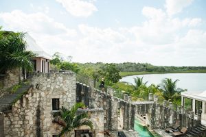 View of a Lagoon in hotel coqui