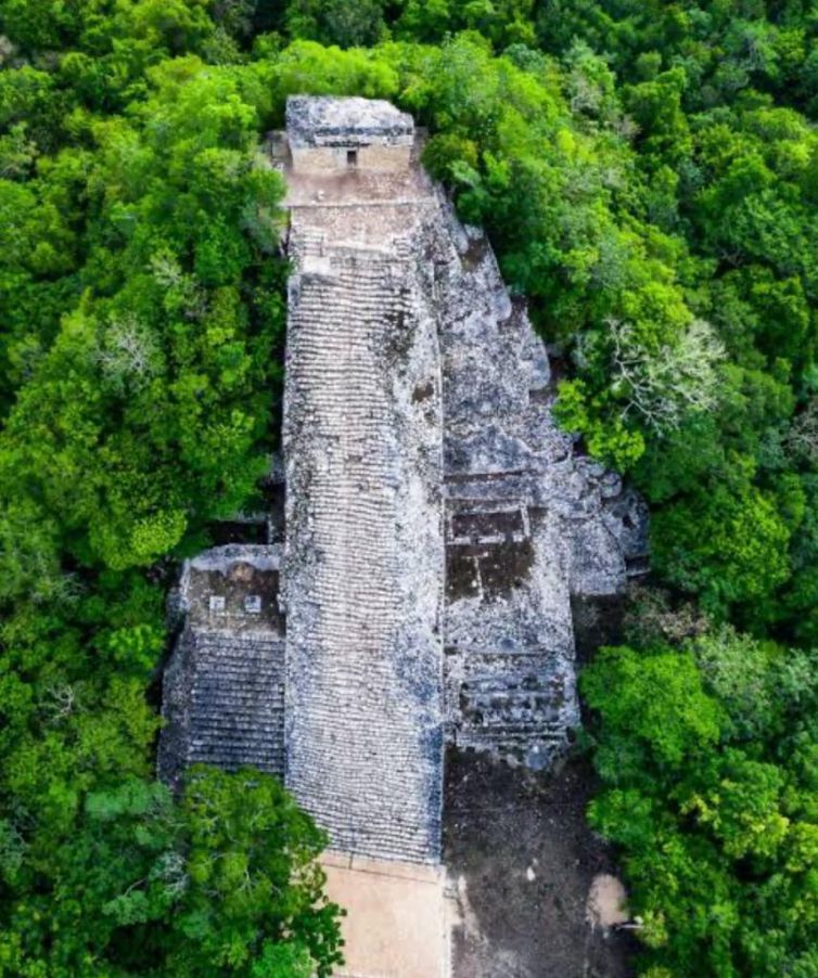 Aerial view of Coba