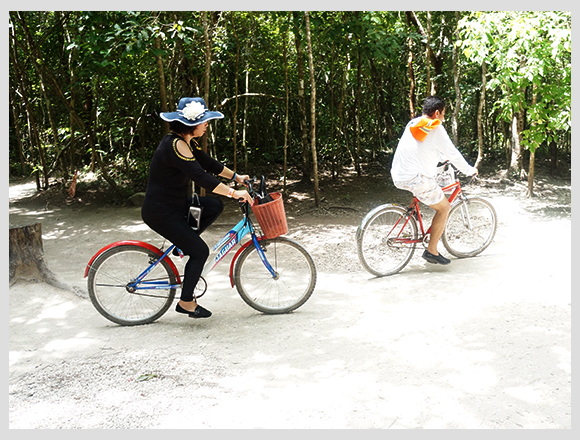 Bicycle at Coba