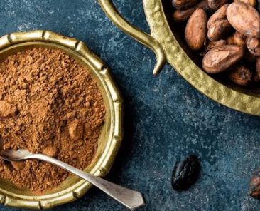 Natural cacao powder