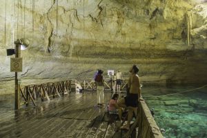Underground cenote at Coba