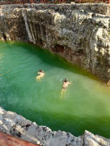 swiming in kooleb cab cenotes