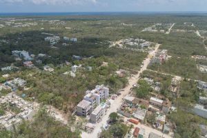 aerial view aldea zama