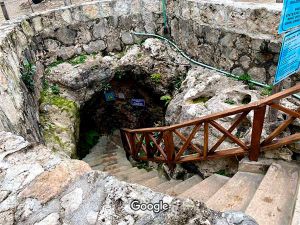 stairs to underground cenote