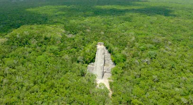 aerial coba map